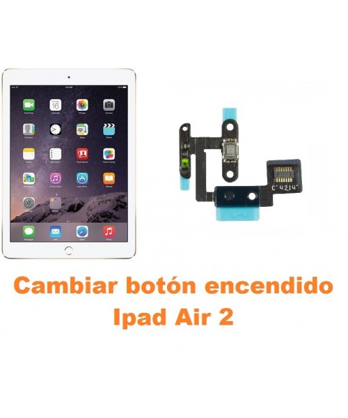 Cambiar botón encendido Ipad Air 2