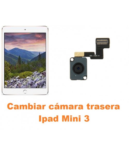 Cambiar cámara trasera Ipad Mini 3
