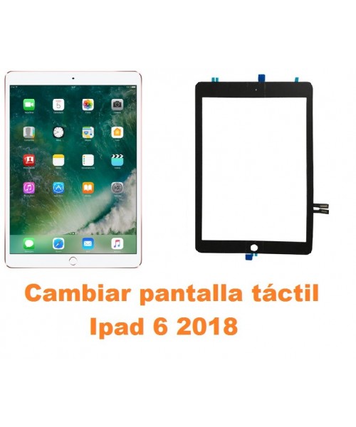 Cambiar pantalla táctil cristal Ipad 6 2018 A1893 A1954