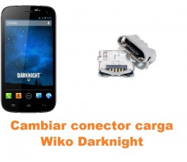 Cambiar conector carga Wiko Darknight