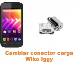Cambiar conector carga Wiko Iggy