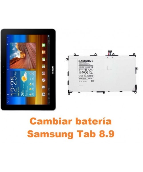 Cambiar batería Samsung Tab 8.9 P7300 P7310 P7320