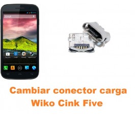 Cambiar conector carga Wiko Cink Five