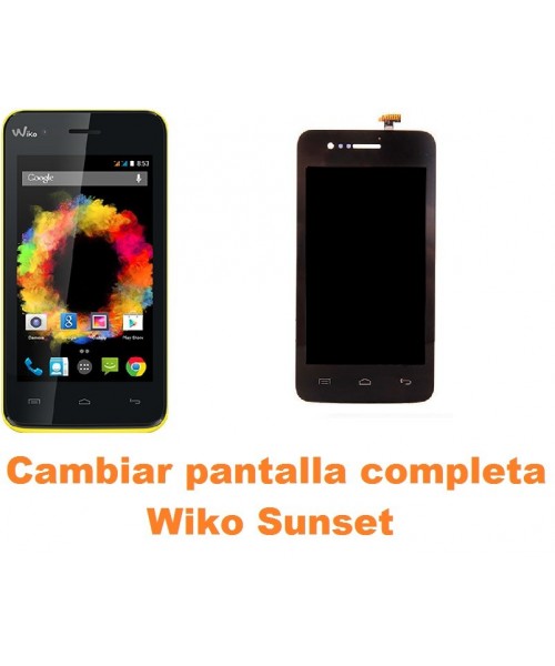 Cambiar pantalla completa Wiko Sunset