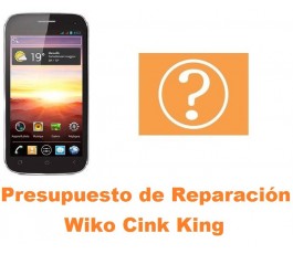 Presupuesto de reparación Wiko Cink King