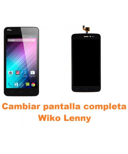 Cambiar pantalla completa Wiko Lenny