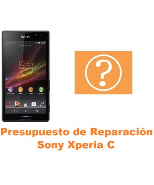 Presupuesto de reparación Sony Xperia C