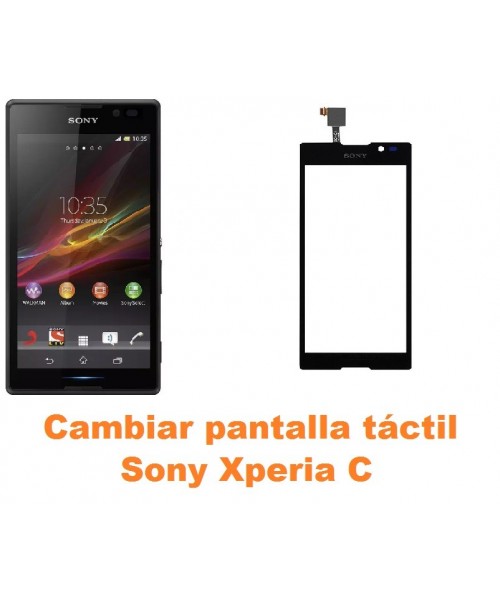 Cambiar pantalla táctil cristal Sony Xperia C