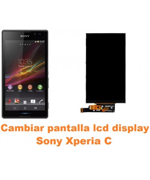 Cambiar pantalla lcd display Sony Xperia C