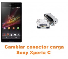 Cambiar conector carga Sony Xperia C