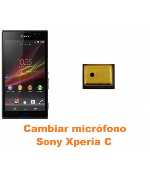 Cambiar micrófono Sony Xperia C