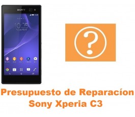 Presupuesto de reparación Sony Xperia C3