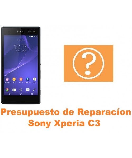 Presupuesto de reparación Sony Xperia C3