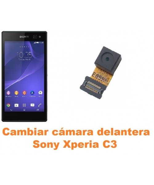 Cambiar cámara delantera Sony Xperia C3
