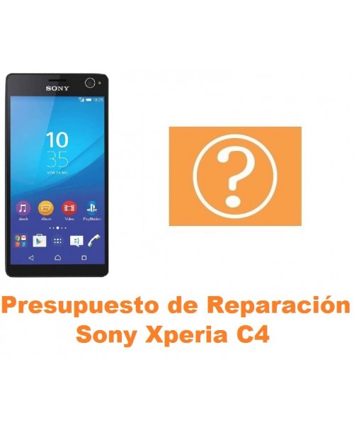 Presupuesto de reparación Sony Xperia C4