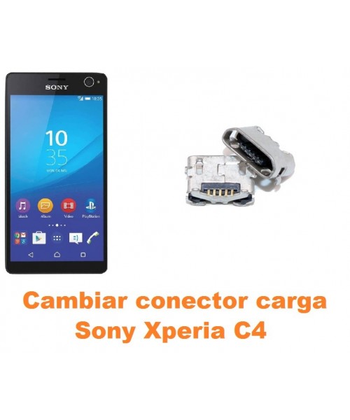 Cambiar conector carga Sony Xperia C4
