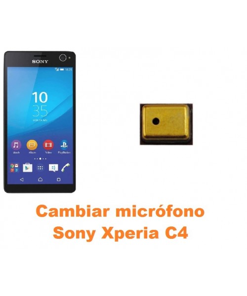 Cambiar micrófono Sony Xperia C4