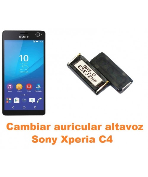 Cambiar auricular altavoz Sony Xperia C4