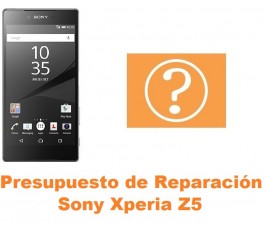 Presupuesto de reparación Sony Xperia Z5