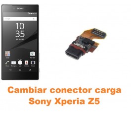 Cambiar conector carga Sony Xperia Z5