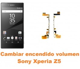 Cambiar encendido y volumen Sony Xperia Z5