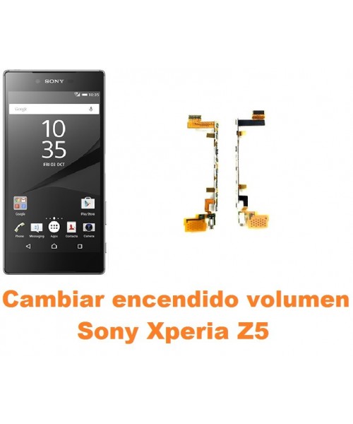 Cambiar encendido y volumen Sony Xperia Z5