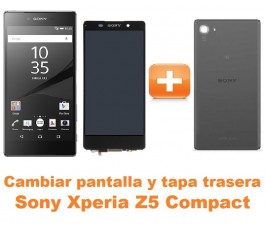 Cambiar pantalla completa y tapa trasera Sony Xperia Z5 Compact