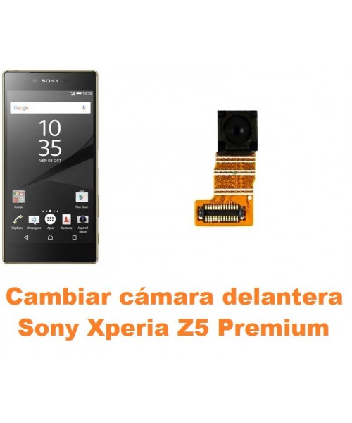 Cambiar cámara delantera Sony Xperia Z5 Premium