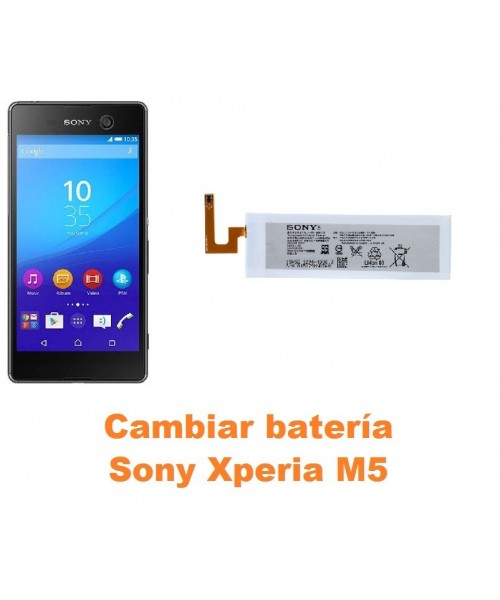 Cambiar batería Sony Xperia M5