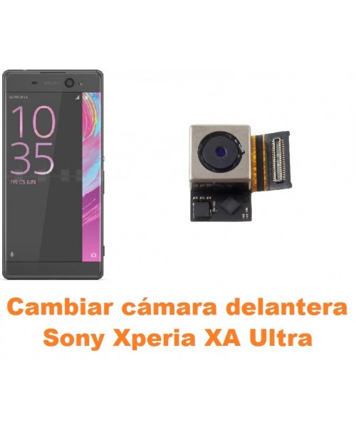Cambiar cámara delantera Sony Xperia XA Ultra