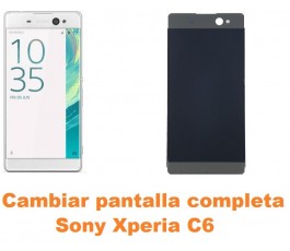 Cambiar pantalla completa Sony Xperia C6