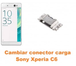 Cambiar conector carga Sony Xperia C6