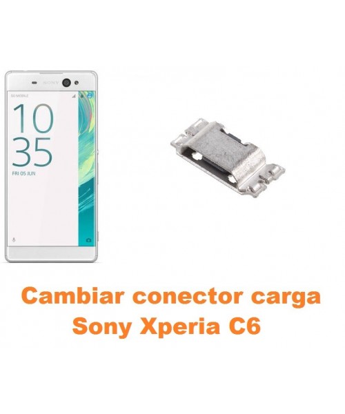 Cambiar conector carga Sony Xperia C6