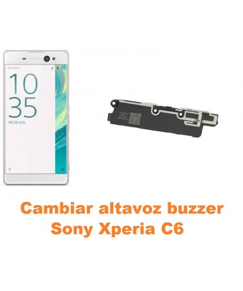 Cambiar altavoz buzzer Sony Xperia C6