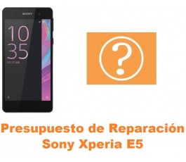 Presupuesto de reparación Sony Xperia E5