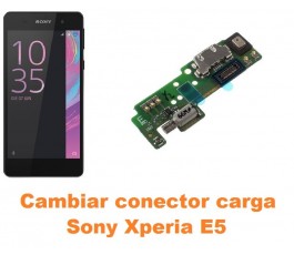 Cambiar conector carga Sony Xperia E5