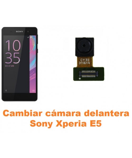 Cambiar cámara delantera Sony Xperia E5