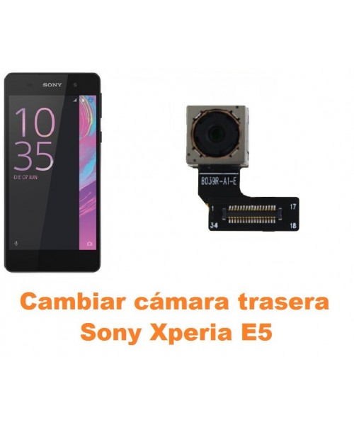 Cambiar cámara trasera Sony Xperia E5