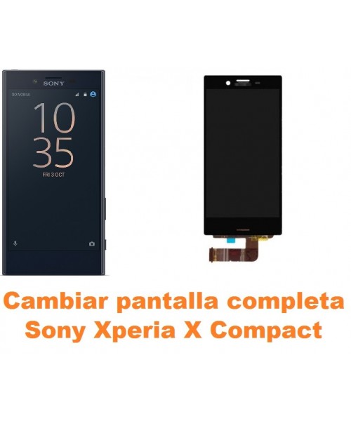 Cambiar pantalla completa Sony Xperia X Compact