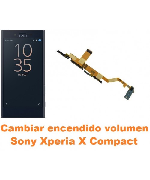 Cambiar encendido y volumen Sony Xperia X Compact