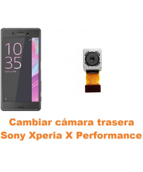 Cambiar cámara trasera Sony Xperia X Performance