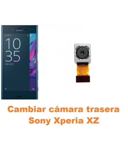 Cambiar cámara trasera Sony Xperia XZ