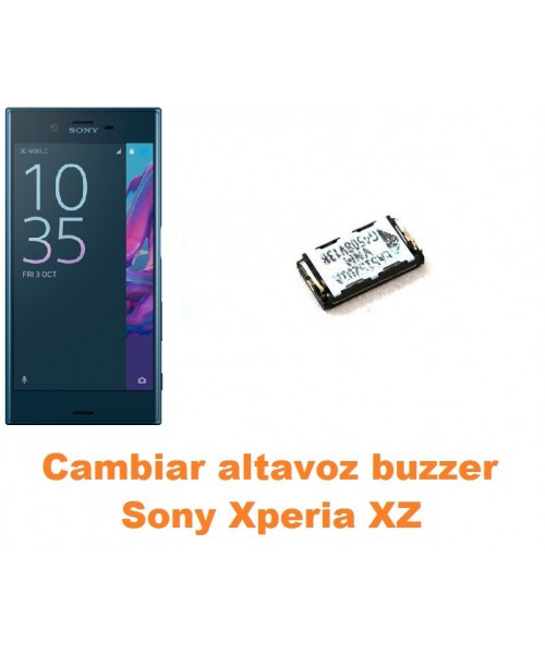 Cambiar altavoz buzzer Sony Xperia XZ