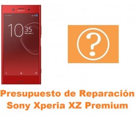 Presupuesto de reparación Sony Xperia XZ Premium