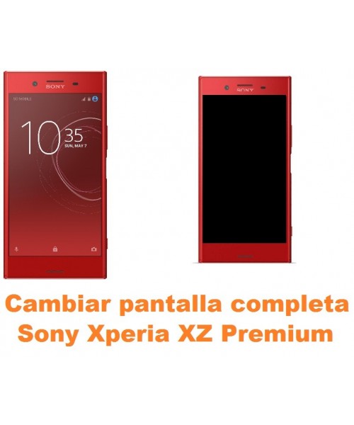 Cambiar pantalla completa Sony Xperia XZ Premium