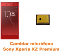 Cambiar micrófono Sony Xperia XZ Premium