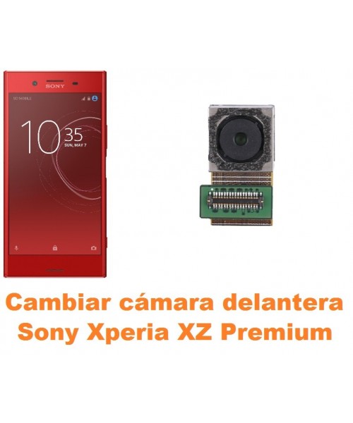 Cambiar cámara delantera Sony Xperia XZ Premium