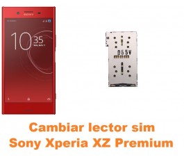 Cambiar lector sim Sony Xperia XZ Premium