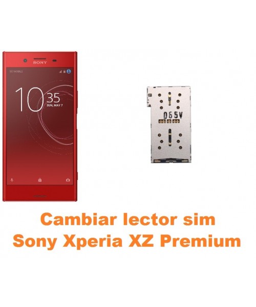 Cambiar lector sim Sony Xperia XZ Premium