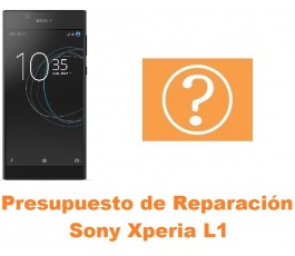 Presupuesto de reparación Sony Xperia L1